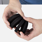 StarTech.com HKLP15054PK kabelorganisator Universel Krog og løkke kabelbinder Sort 4 stk