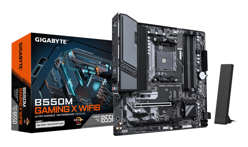 GIGABYTE B550M GAMING X WIFI6 bundkort AMD B550 Stik AM4 micro ATX