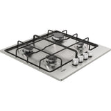 Whirlpool TGML 650 IX Rustfrit stål Indbygget 58 cm Gaskomfur 4 zone(s)
