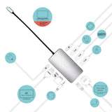 i-tec Metal C31NANOVGA100 dockingstation Ledningsført USB 3.2 Gen 1 (3.1 Gen 1) Type-C Grå