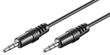 Goobay 51660 lydkabel 5 m 3.5mm Sort