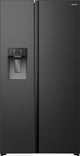 Hisense RS5P528STFE side-by-side køle-fryseskab Fritstående 528 L Sort