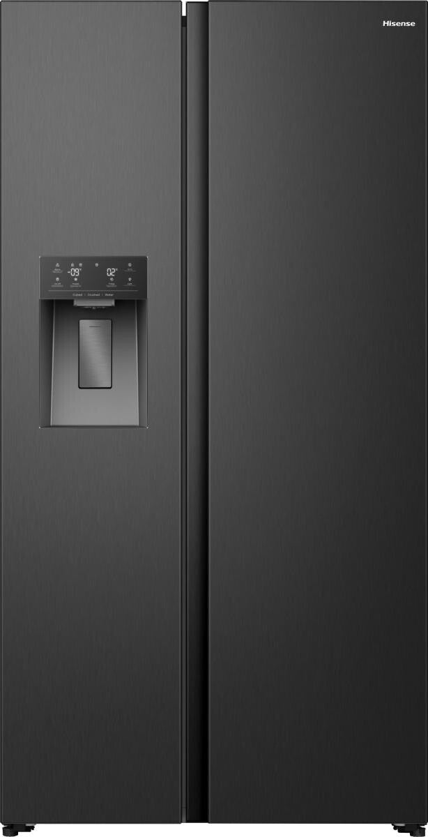 Hisense RS5P528STFE side-by-side køle-fryseskab Fritstående 528 L Sort