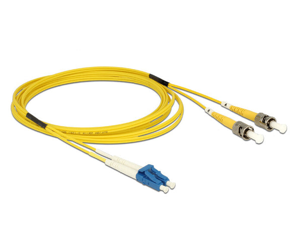 DeLOCK 84612 InfiniBand og fiberoptisk kabel 2 m LC ST Gul