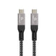 Gembird CCBP-USB4-CMCM240-1.5M USB-kabel USB4 Gen 3x2 1,5 m USB C 40 Gbit/sek. 240 W Sort, Sølv