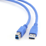 Gembird USB 3.0 A - USB 3.0 B, 0.5m USB-kabel USB 3.2 Gen 1 (3.1 Gen 1) 0,5 m USB A USB B Blå