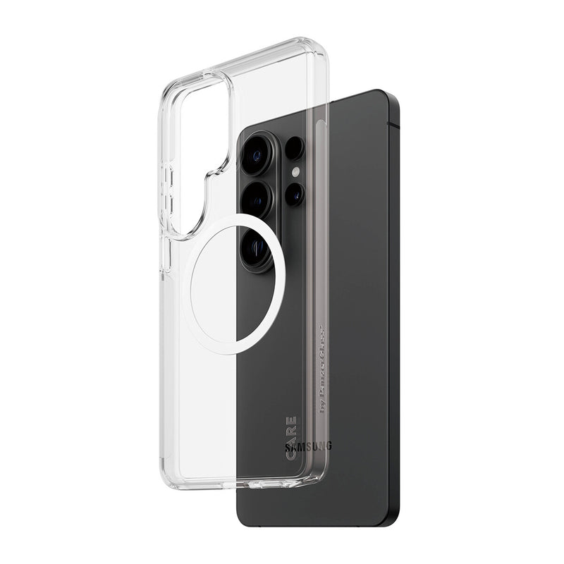 PanzerGlass CARE™ by ® Urban Explorer Case Transparant m. Hvid Qi Samsung Galaxy S26 Ultra
