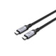 UNITEK C14110GY-2M USB-kabel USB 3.2 Gen 1 (3.1 Gen 1) USB C 0,48 Gbit/sek. 240 W Sort