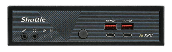 Shuttle Slim AI PC DN11H9 1,35 L størrelse PC Sort 185H Intel® SoC