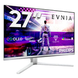 Philips Evnia 8000 27M2N8500/00 computerskærm 67,3 cm (26.5") 2560 x 1440 pixel Quad HD QD-OLED Hvid