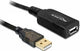 DeLOCK 20m USB 2.0 USB-kabel Sort