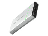Green Cell PBPLGC20P powerbank Lithium-Ion (Li-Ion) 20800 mAh Aluminium, Sort, Grøn, Lys grå, Sølv