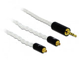 DeLOCK 85848 lydkabel 1,2 m 2.5mm 2x MMCX Hvid