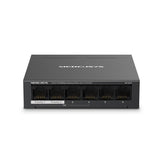 Mercusys MS106LP netværksswitch Administreret Fast Ethernet (10/100) Strøm over Ethernet (PoE) Sort