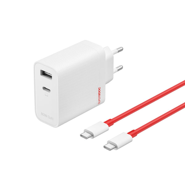 OnePlus 5461100597 oplader til mobil enhed Universel Hvid Vekselstrøm Hurtig opladning Indendørs
