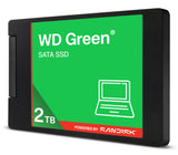 Western Digital Green WDS100T5G0A 2 TB 2.5" Serial ATA III 3D NAND