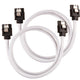 Corsair CC-8900253 SATA-kabel 0,6 m Sort, Hvid