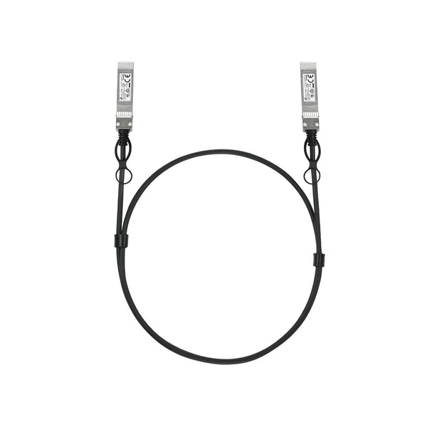 TP-Link Omada SM6220-1M InfiniBand og fiberoptisk kabel SFP28 Sort, Sølv
