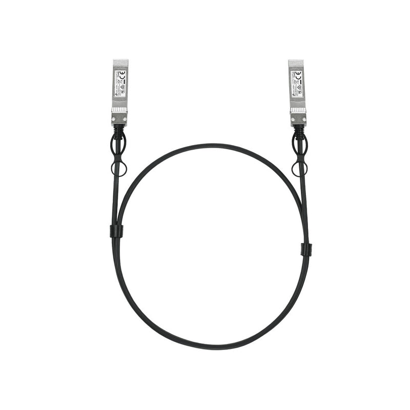 TP-Link Omada SM6220-1M InfiniBand og fiberoptisk kabel SFP28 Sort, Sølv