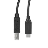 StarTech.com USB2CB50CM USB-kabel USB 2.0 0,5 m USB C USB B 0,48 Gbit/sek. Sort