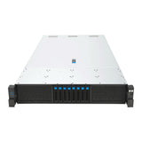 ASUS RS720-E12-RS8G Stativ (2U) Sort, Sølv