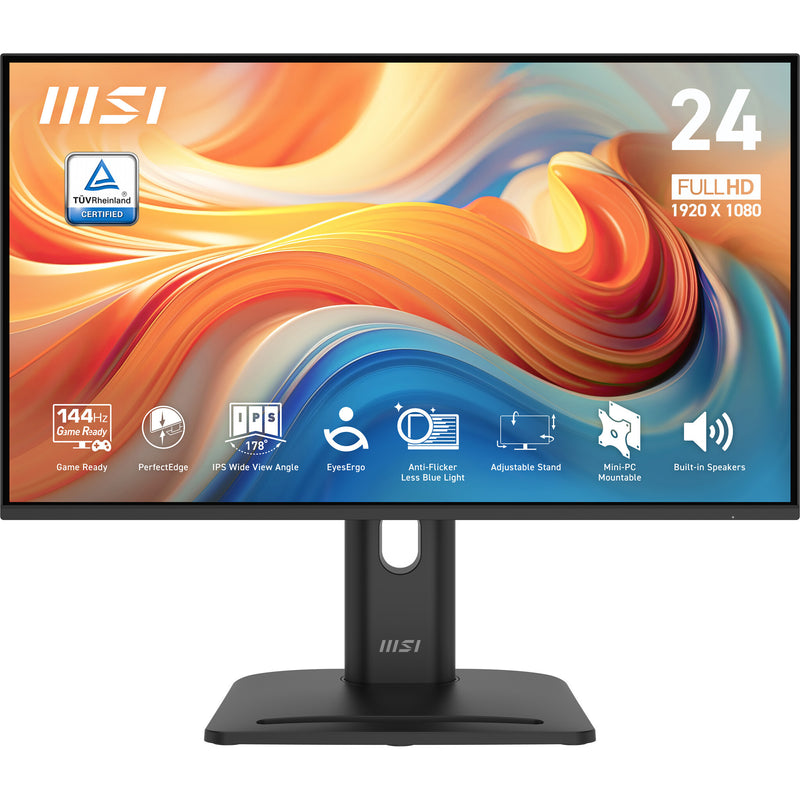 MSI Pro MP245PG E14 computerskærm 60,5 cm (23.8") 1920 x 1080 pixel Fuld HD LCD Sort