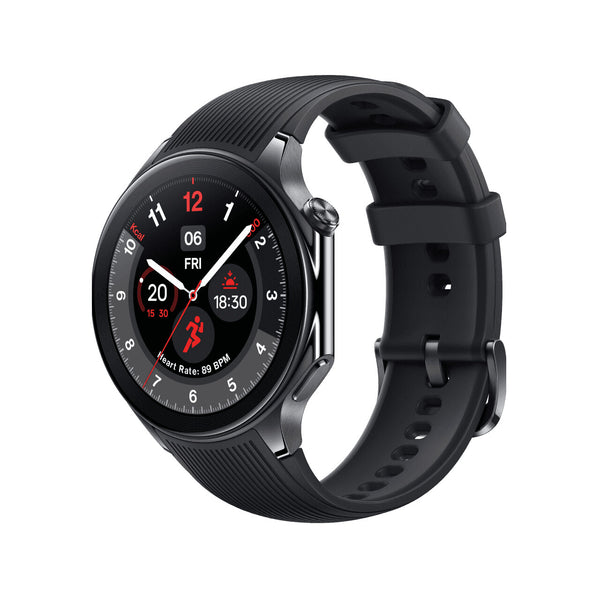 OnePlus Watch 2 3,63 cm (1.43") AMOLED 47 mm Digital 466 x 466 pixel Berøringsskærm Sort Wi-Fi GPS (satellit)