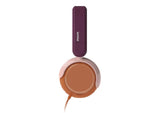 Philips 2000 series TAK2000MP/00 hovedtelefoner/headset Ledningsført Opkald/musik USB Type-C Orange, Lilla, Rose