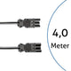 Bachmann 375.0551 el-ledning Sort 4 m GST18