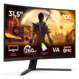 AOC G4 C32G42ZE computerskærm 80 cm (31.5") 1920 x 1080 pixel Fuld HD LED Sort, Rød