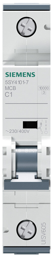 Siemens 5SY41017 5SY4101-7 Leitungsschutzschalter kredsløbsafbryder 1