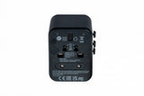 Verbatim 49544 strømstik adapter Universel Sort