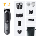 Braun AIO5560 skæg- og hårtrimmer Sort, Grå 14 Lithium-Ion (Li-Ion)