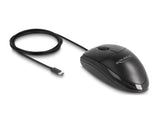 DeLOCK 12114 mus Universel Ambidextrous USB Type-C Optisk 1200 dpi
