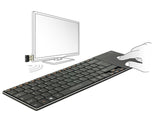 DeLOCK 12454 tastatur til mobil enhed Micro-USB Sort