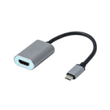 i-tec Metal C31METALHDMI60HZ videokabel adapter 0,15 m USB Type-C HDMI Grå, Turkis