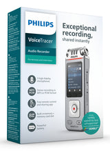 Philips DVT4115 Digital Voice Tracer Flashkort Krom, Sølv