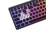 GENESIS Thor 430 TKL Wireless tastatur Spil USB + RF Wireless + Bluetooth QWERTY US engelsk Sort