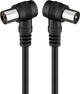 Goobay 11525 koaxial kabel 1,5 m Koaksial Sort