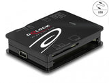 DeLOCK 91007 kortlæser USB 2.0 Sort