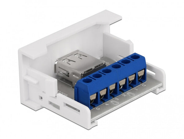DeLOCK 81343 kabelsamler USB 2.0 Typ-A Hvid