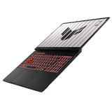 ASUS TUF Gaming A16 FA608WI-QT010W AMD Ryzen AI 9 370 Laptop 40,6 cm (16") WQXGA 16 GB LPDDR5x-SDRAM 1 TB SSD NVIDIA GeForce RTX 4070 Wi-Fi 6E (802.11ax) Windows 11 Home Sort, Grå QWERTZ Tysk