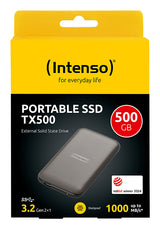 Intenso TX500 500 GB USB Type-C 3.2 Gen 2 (3.1 Gen 2) Brun