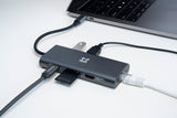 XtremeMac XWH-HUB8-13 interface hub USB Type-C 40000 Mbit/s Grå