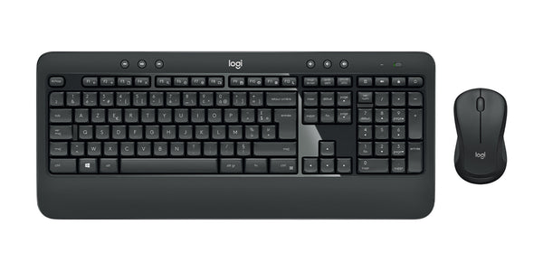 Logitech 920-008676 tastatur Mus inkluderet Universel RF trådløst AZERTY Fransk Sort