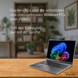 TERRA MOBILE GAMER ELITE 3A Copilot+ PC AMD Ryzen AI 7 350 Laptop 40,6 cm (16") WQXGA 32 GB DDR5-SDRAM 1 TB SSD NVIDIA GeForce RTX 5060 Wi-Fi 6E (802.11ax) Windows 11 Home Tysk Sølv