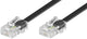 Goobay 50256 telefonkabel 6 m Sort