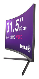 TERRA 3285W computerskærm 80 cm (31.5") 2560 x 1440 pixel Wide Quad HD LCD Sort