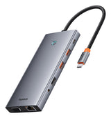 Baseus PortalJoy USB Type-C 10000 Mbit/s Grå