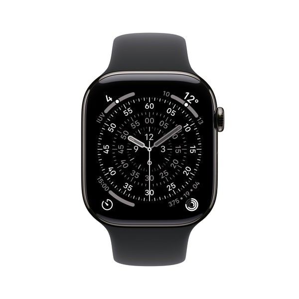 Apple Watch Series 11 OLED 46 mm Digital 416 x 496 pixel Berøringsskærm 5G Titanium Wi-Fi GPS (satellit)
